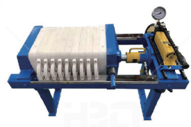 Plate-and-frame sludge filter press